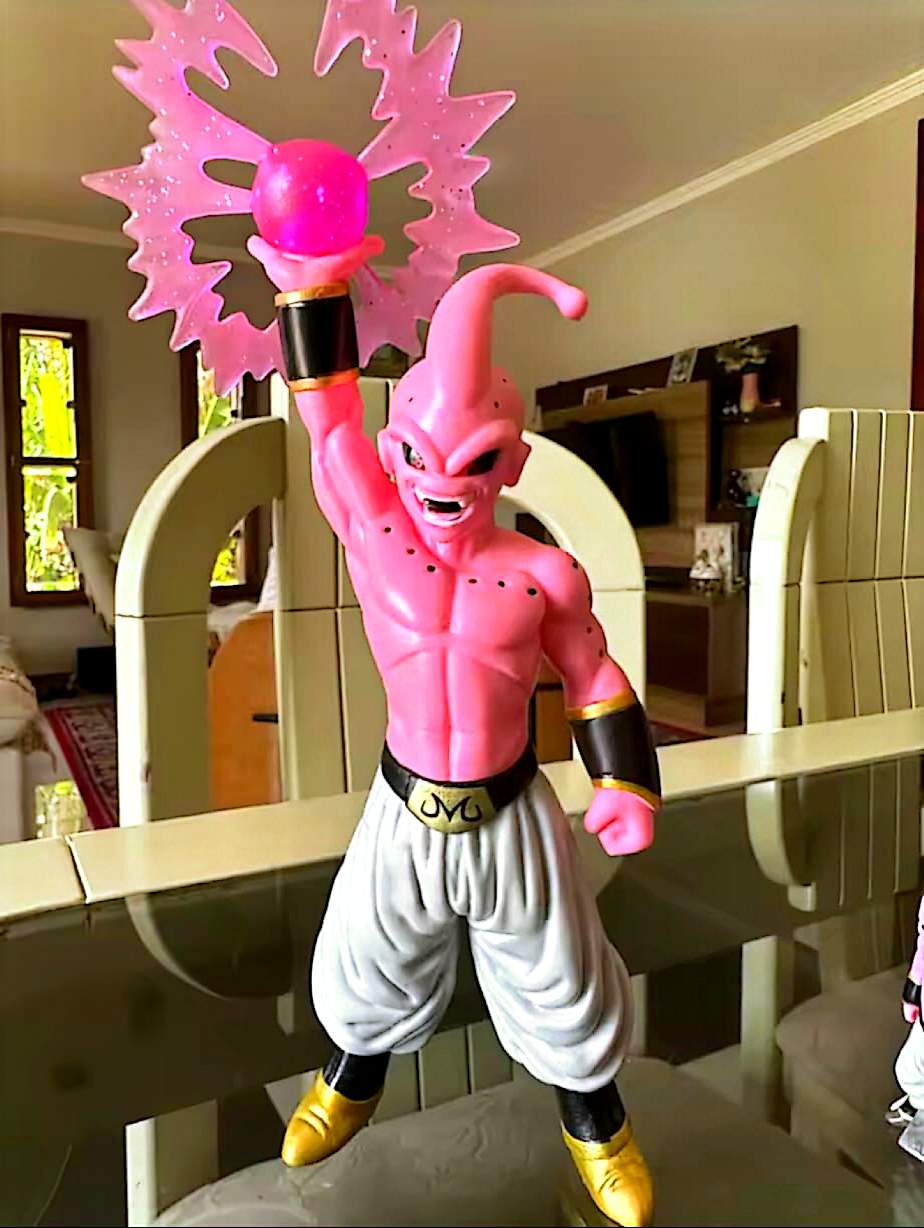 Figurine Dragon Ball Z Majin Buu – Statue 26 cm – Personnage Manga – Sans boîte