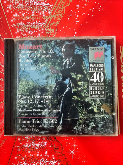 Mozart – Concertos pour piano K.365 & K.414 – Rudolf & Peter Serkin – CD Classique