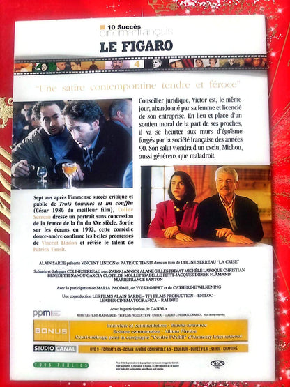 La Crise – Coline Serreau – Vincent Lindon, Patrick Timsit – DVD Comédie Française