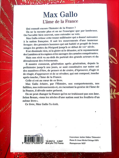 L’âme de la France – Max Gallo – Histoire de la Nation – Fayard