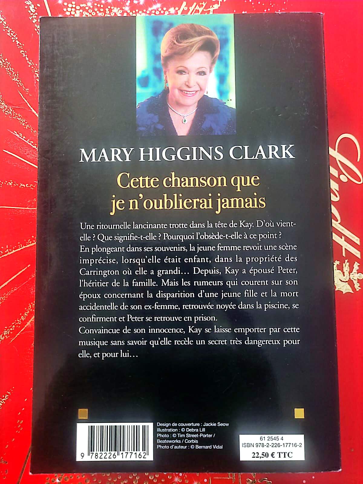Cette chanson que je n’oublierai jamais – Mary Higgins Clark – Roman policier