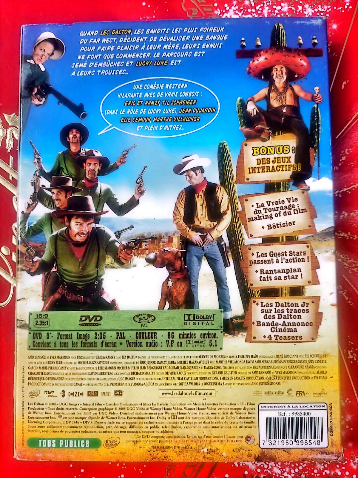 Les Dalton – Eric & Ramzy – Lucky Luke – Film Comédie Western – DVD