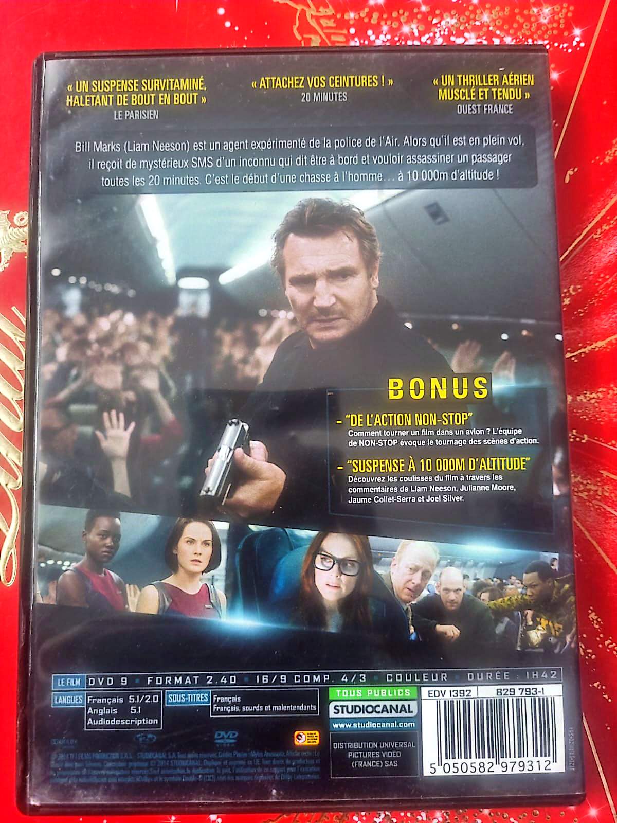 Non-Stop – Liam Neeson – DVD Film Action Thriller