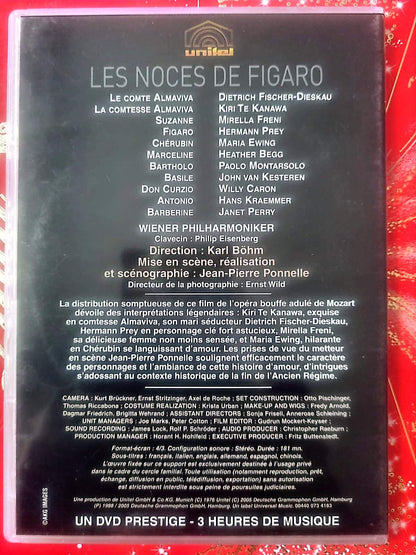 Mozart – Les Noces de Figaro – Karl Böhm – Wiener Philharmoniker – DVD Opéra Prestige