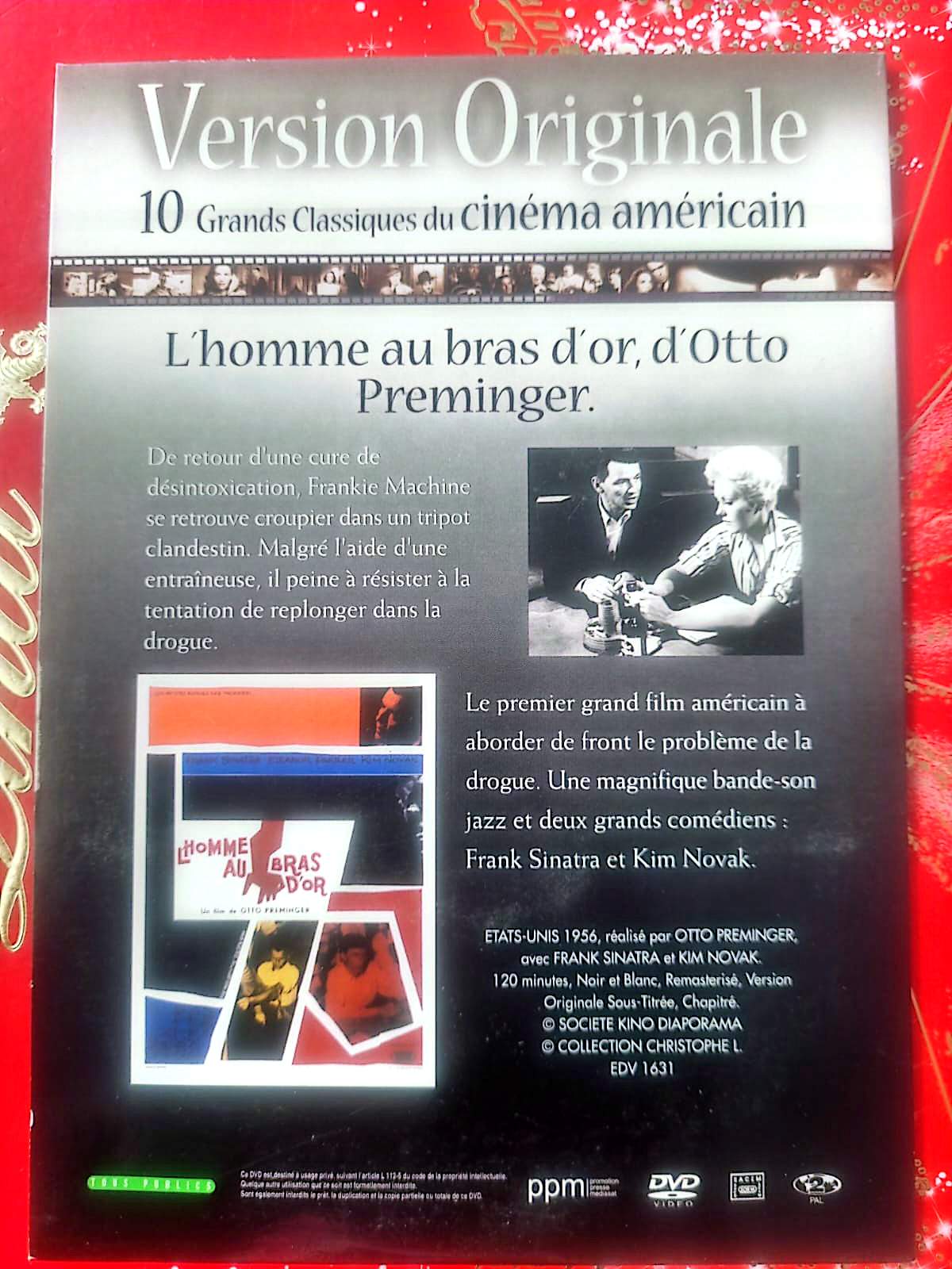 L’Homme au bras d’or – Otto Preminger – Frank Sinatra – DVD Film Classique – Le Figaro