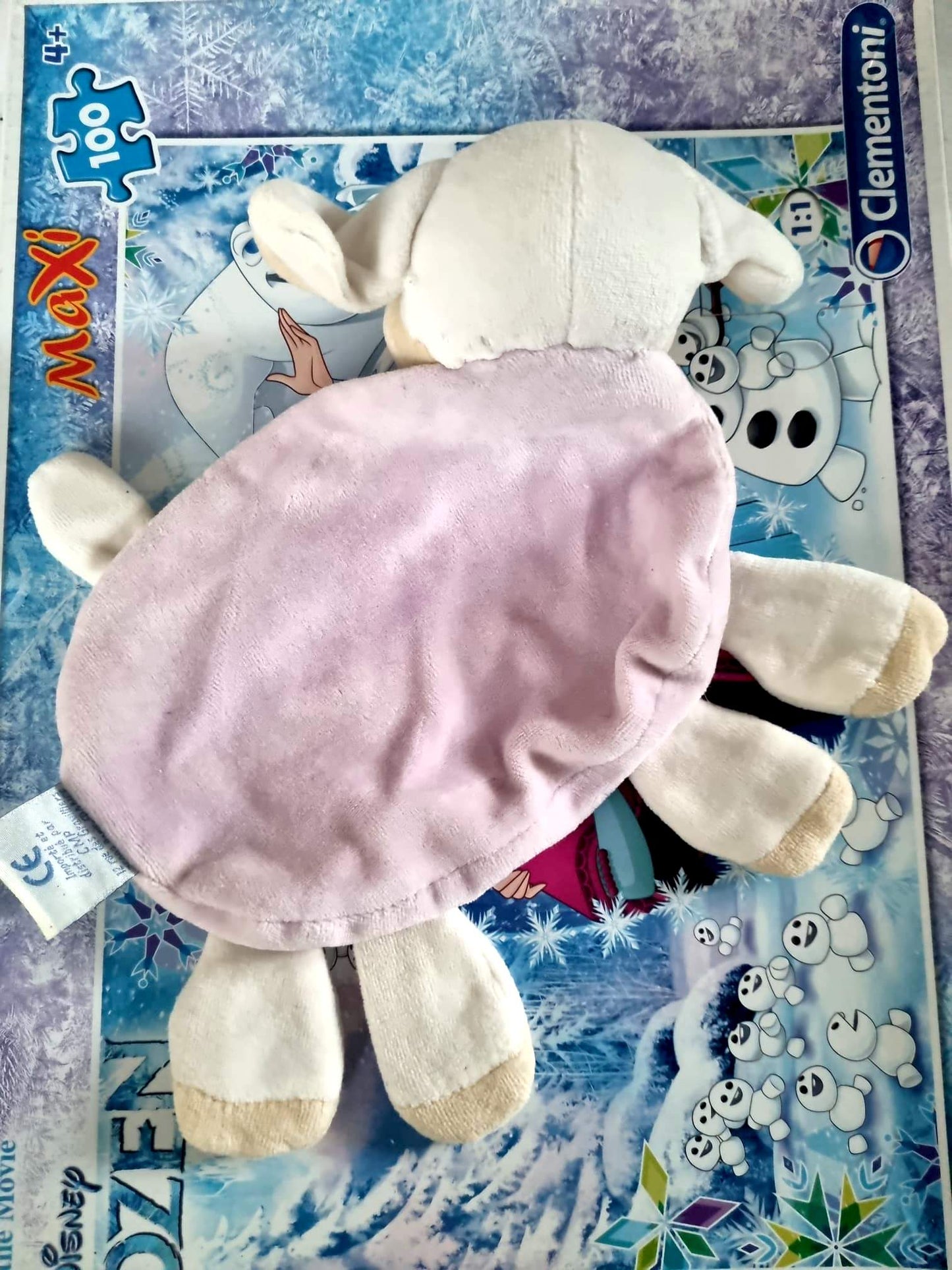 Doudou Bébé Mouton Rose – Ouaf! – Peluche Apaisante