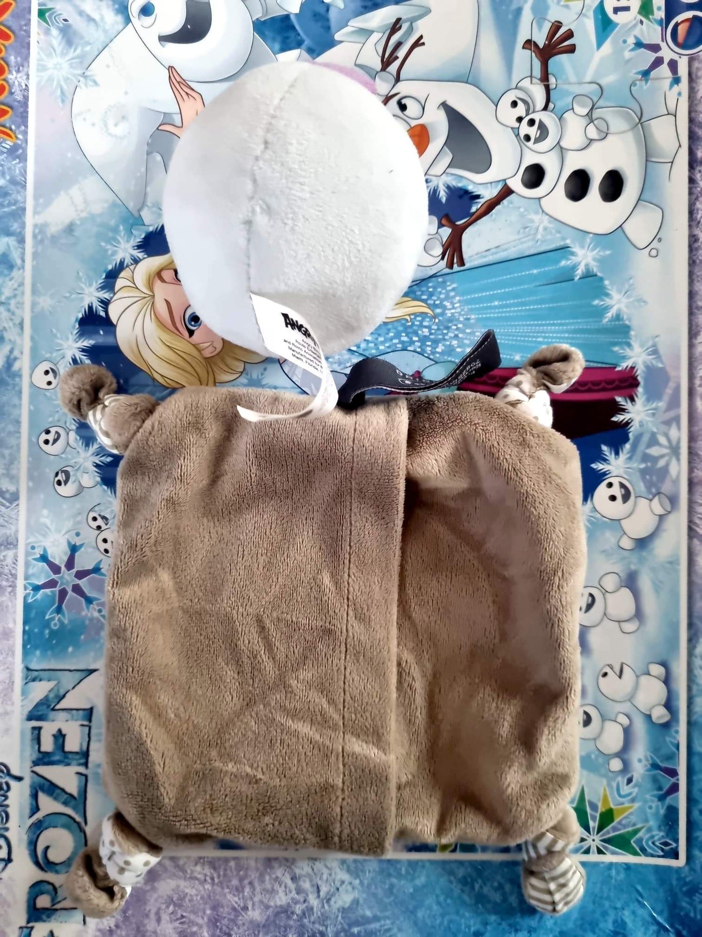 Doudou Bébé Hibou Gris et Blanc – Peluche Douce
