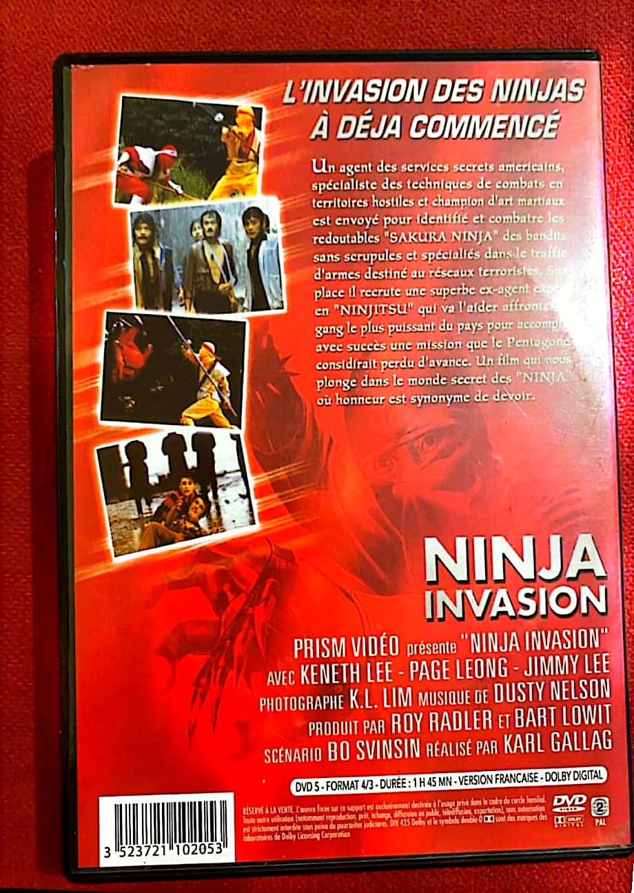 DVD : Ninja invasion