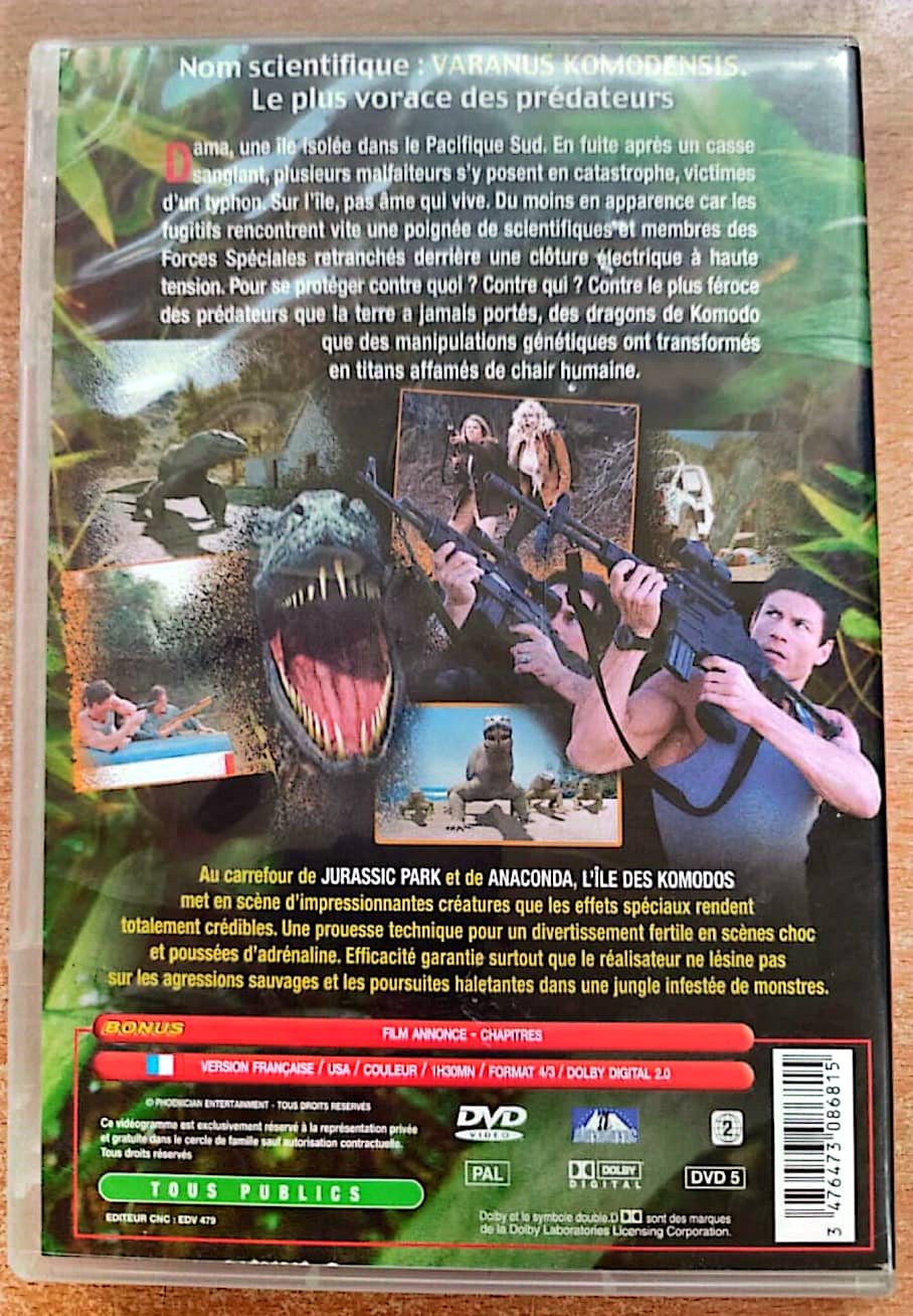 DVD l'île des komodos