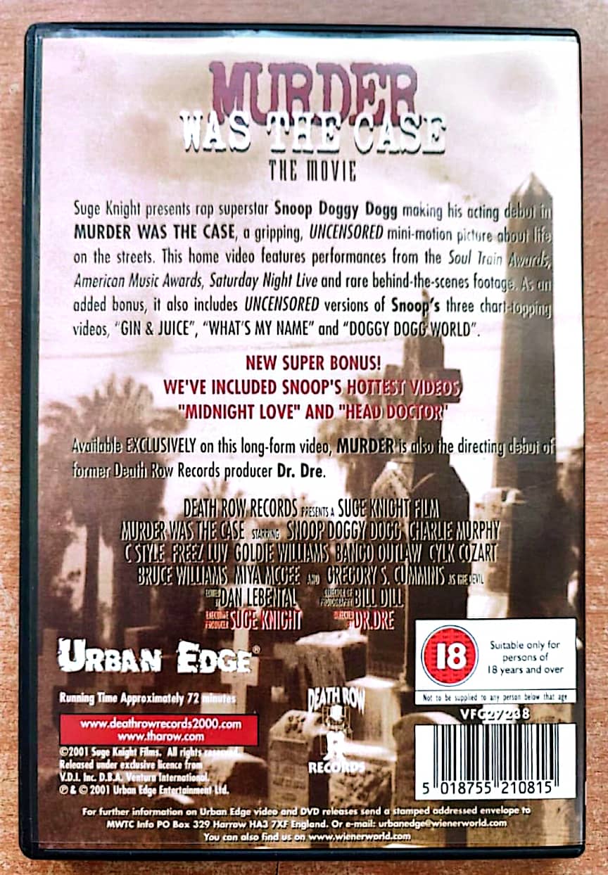 DVD Murder was the case