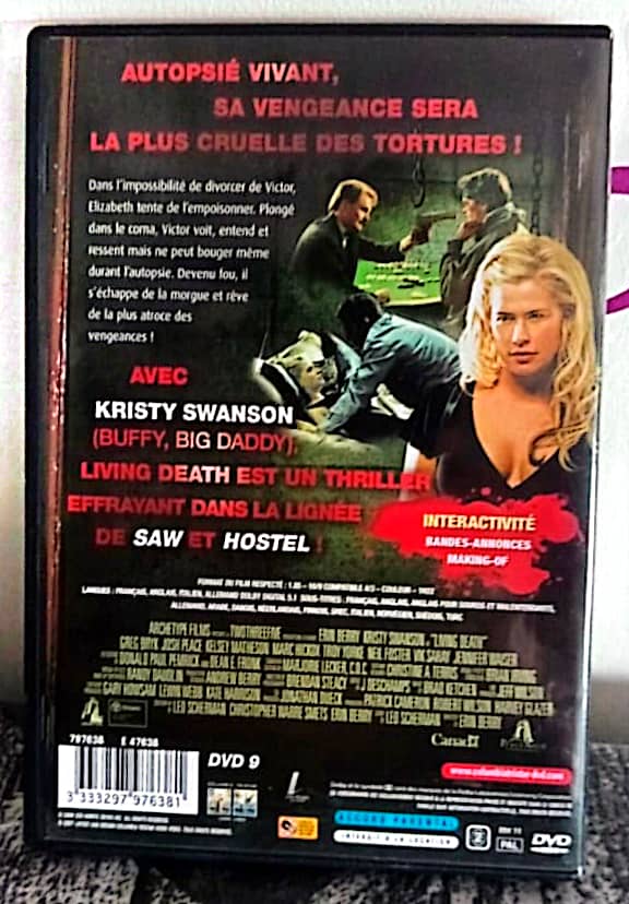 DVD Kristy Swanson living death