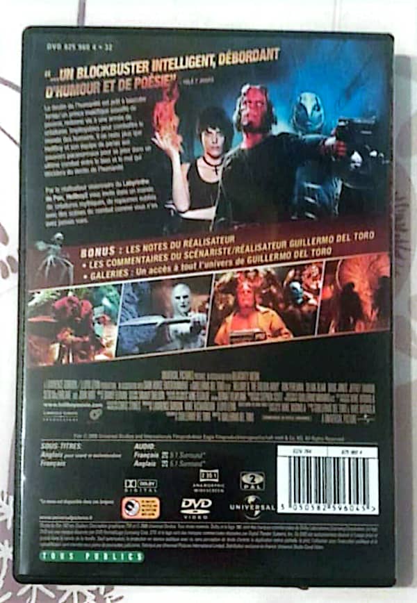 DVD Hellboy les legions D'or maudites