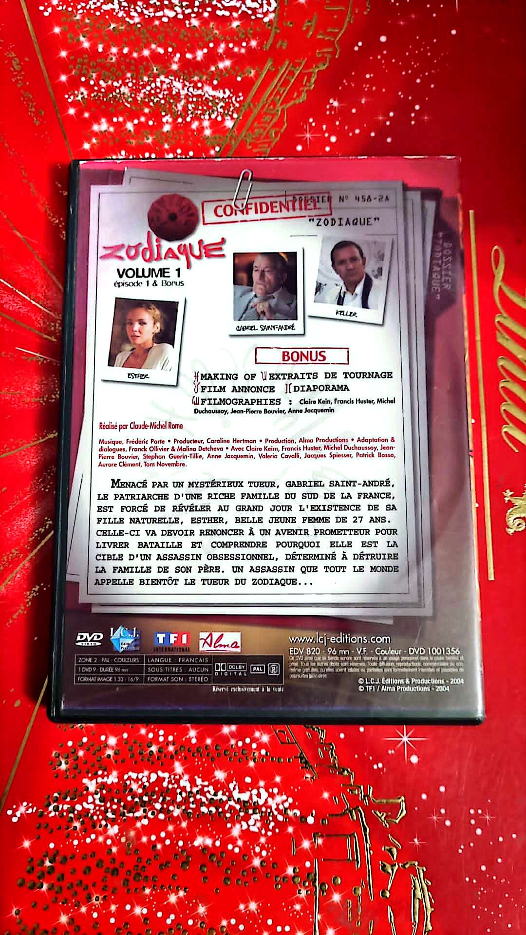 DVD : zodiaque volume 1