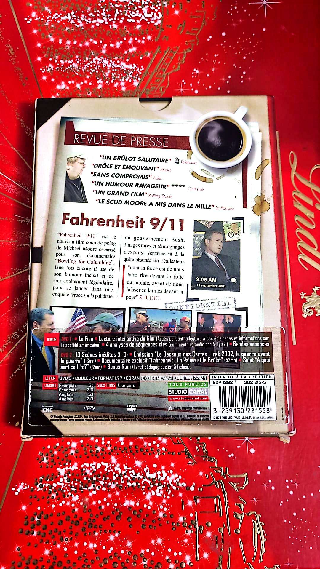 DVD : fahrenheit 9/11 confidentiel