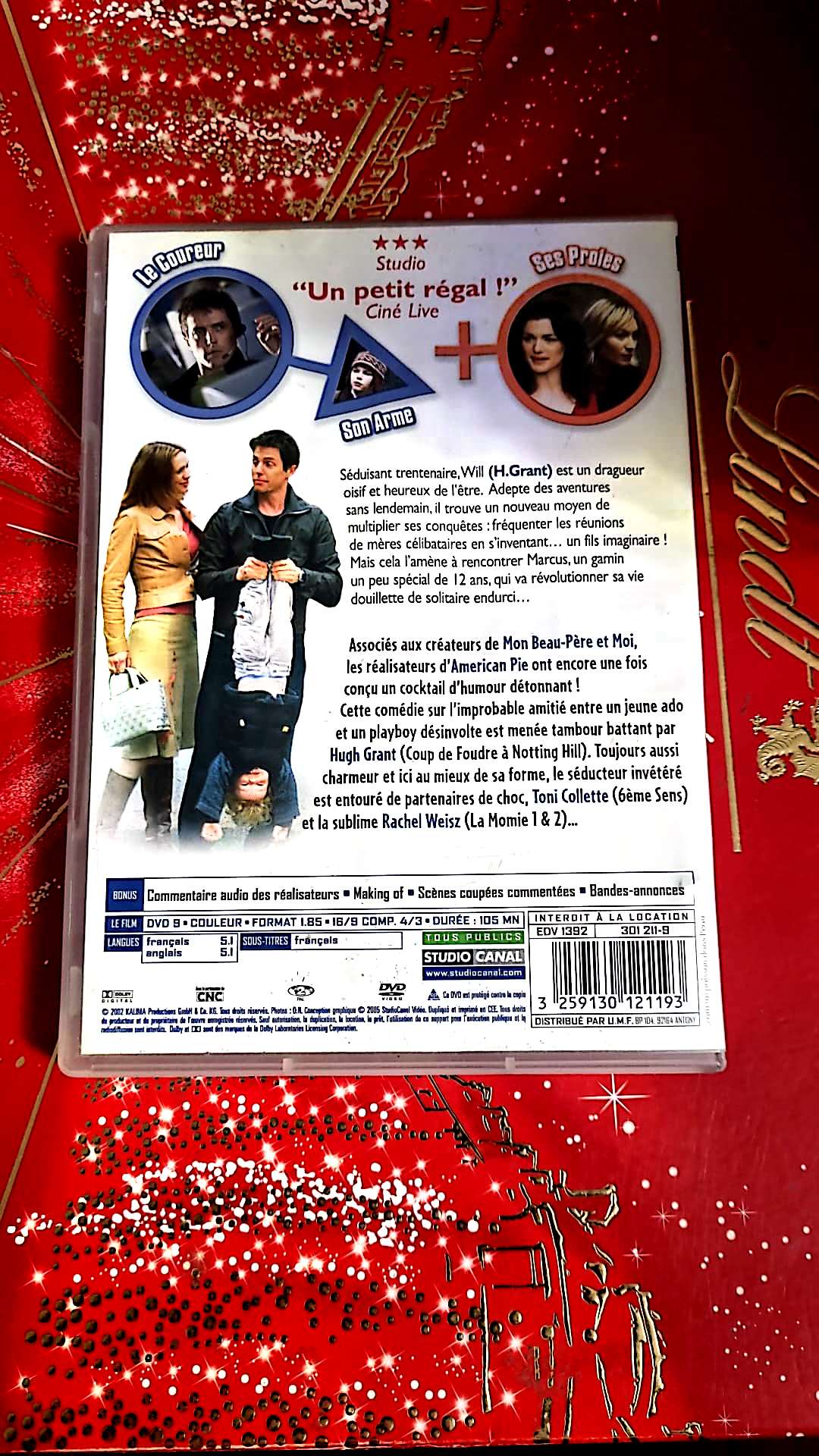 dvd hugh grant pour un garçon