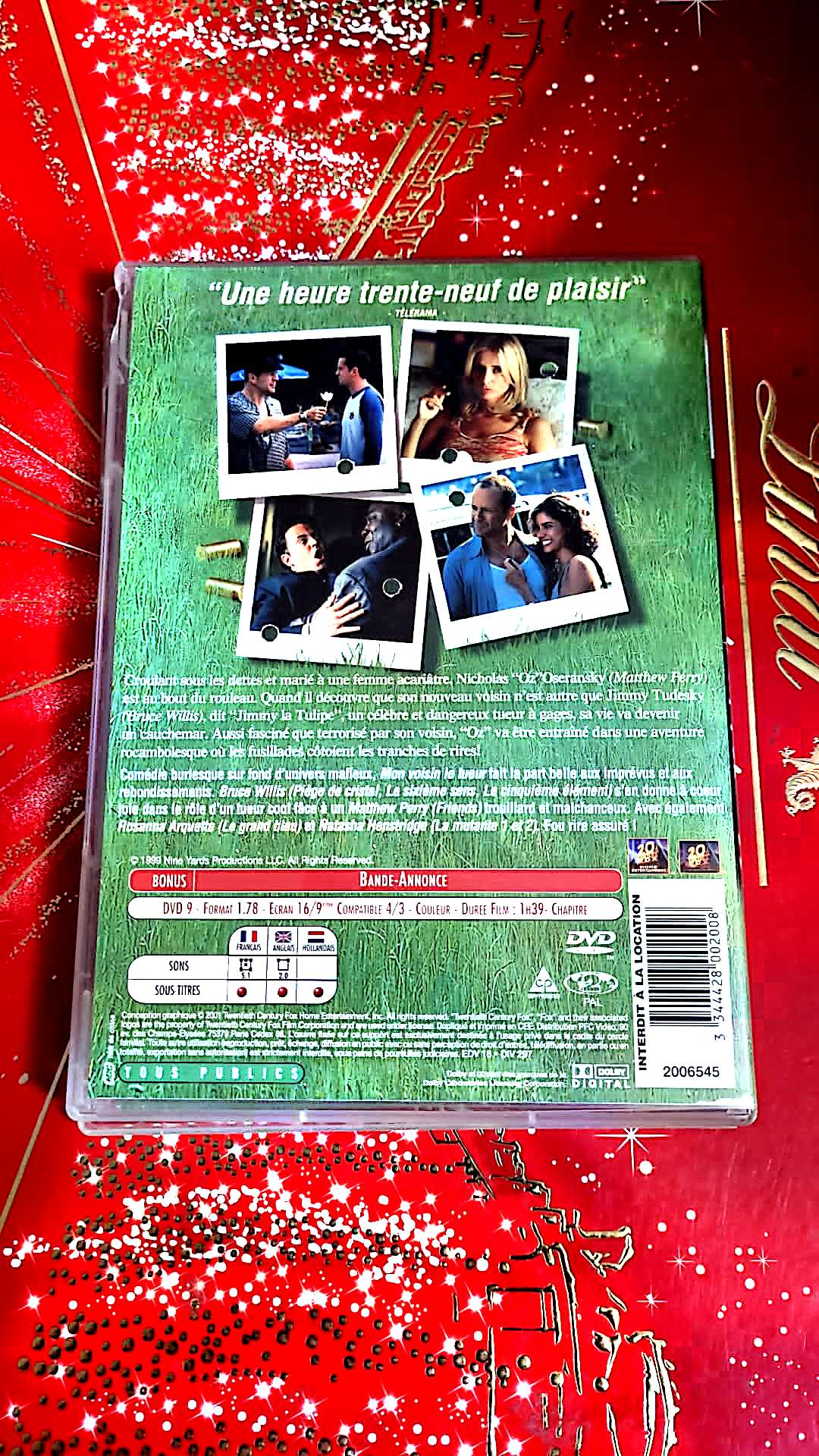 dvd bruce willis matthew perry mon voisin le tueur