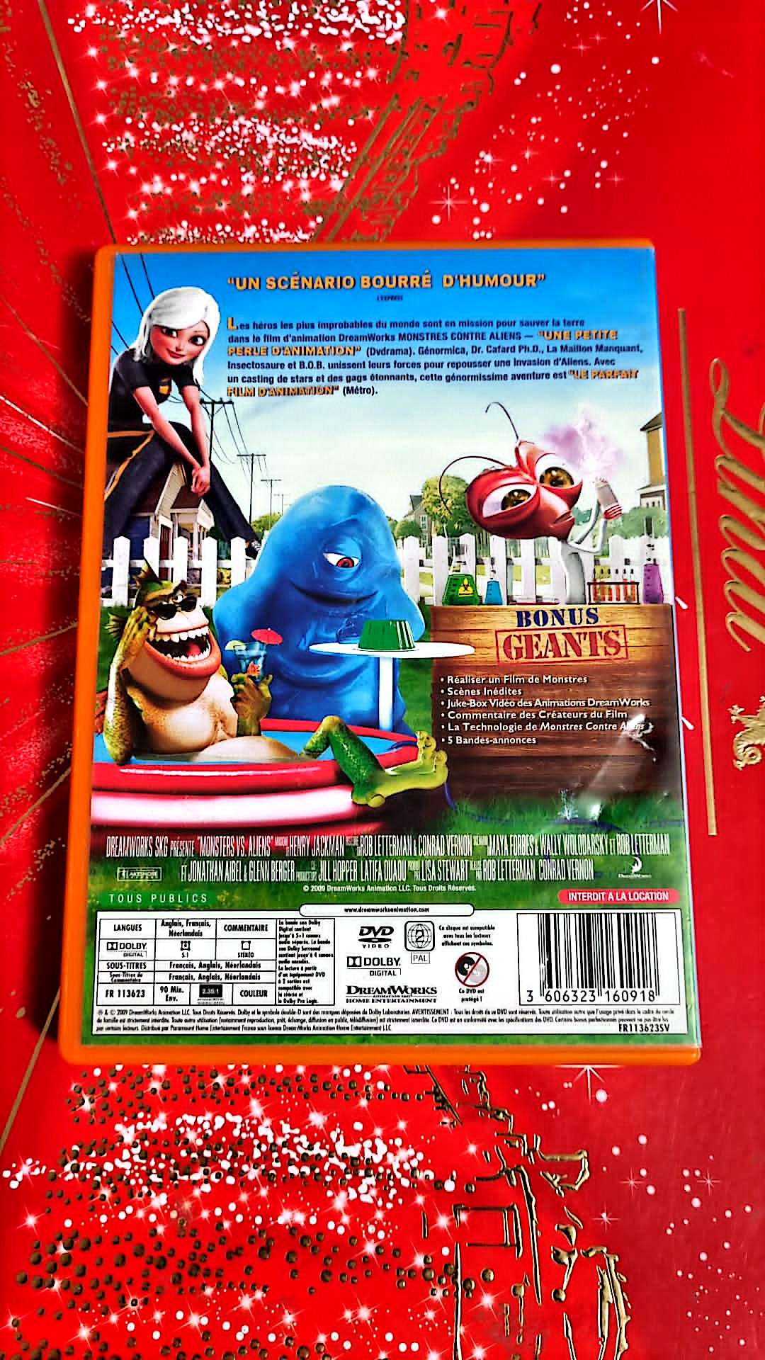 DVD : Monstres contre Aliens