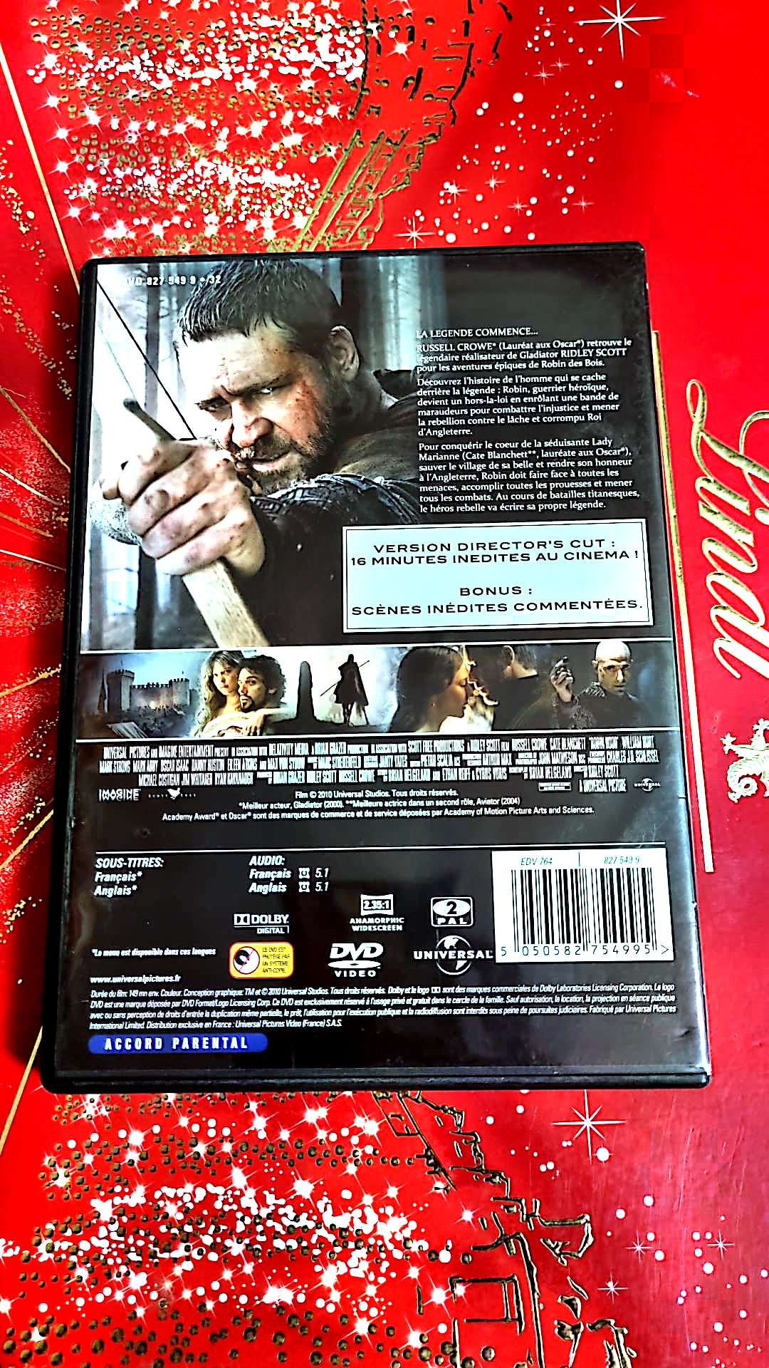 dvd russelle crowe robin des bois