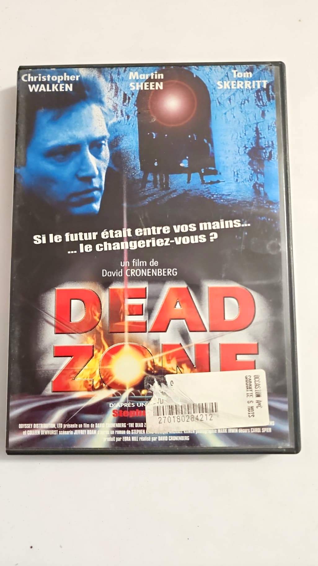 Dead Zone – Christopher Walken – DVD Zone 2 – David Cronenberg – Stephen King