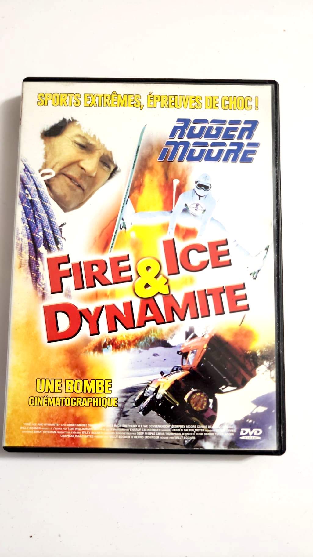 Fire & Ice Dynamite – Roger Moore – DVD Zone 2 – Action Sports Extrêmes