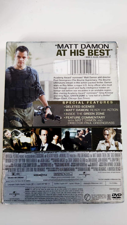 Green Zone – DVD | Matt Damon • Greg Kinnear • Amy Ryan | Paul Greengrass | Universal Pictures