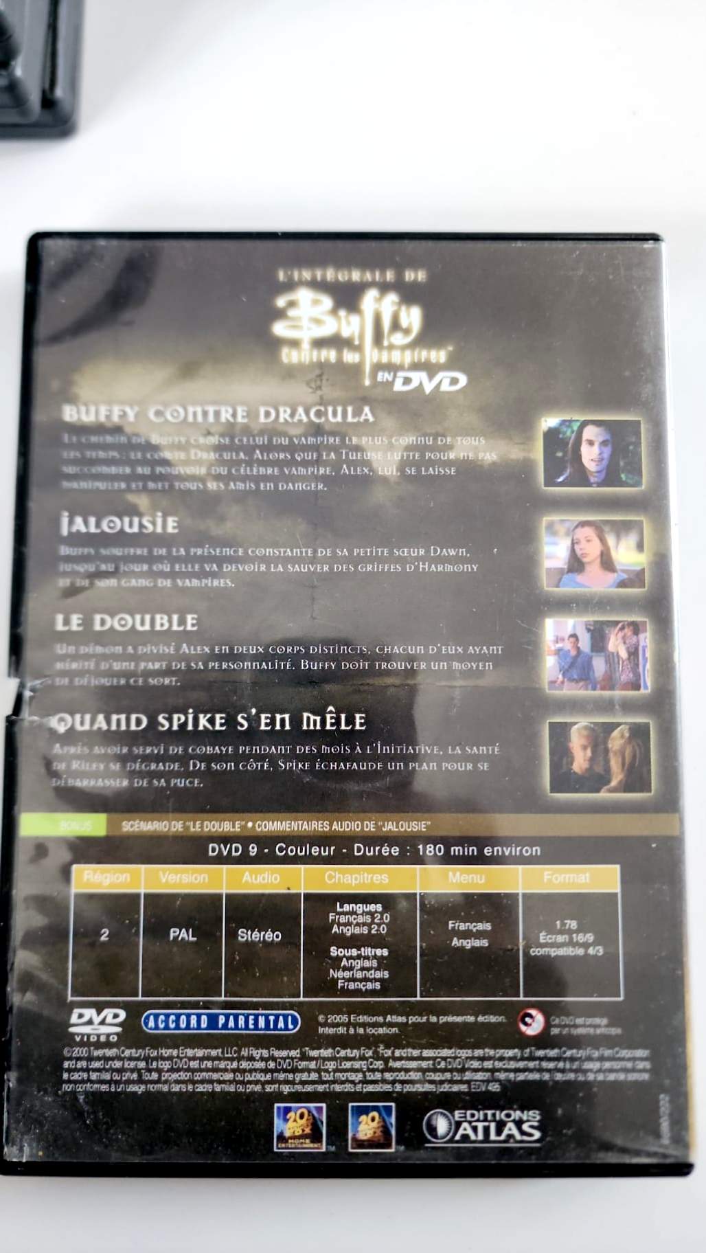 Buffy contre les Vampires – Intégrale Saison 5 – DVD 1 (Ep. 1 à 4) | Éditions Atlas • 20th Century Fox