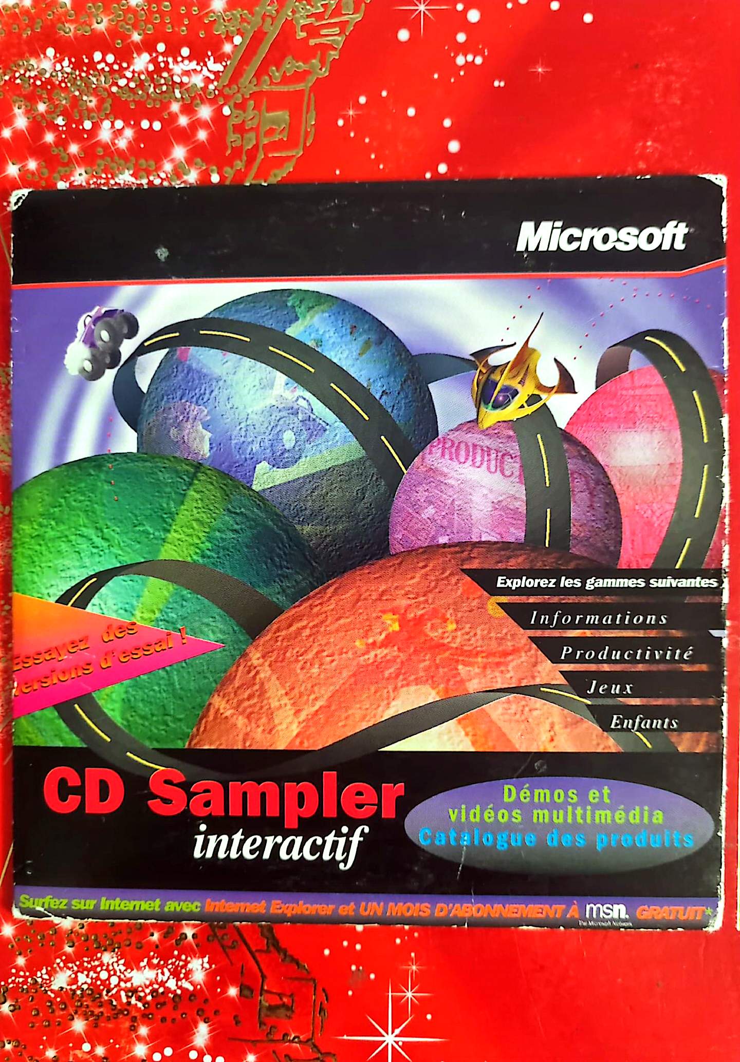 Microsoft – CD Sampler Interactif – Démos Jeux & Multimédia – PC Windows