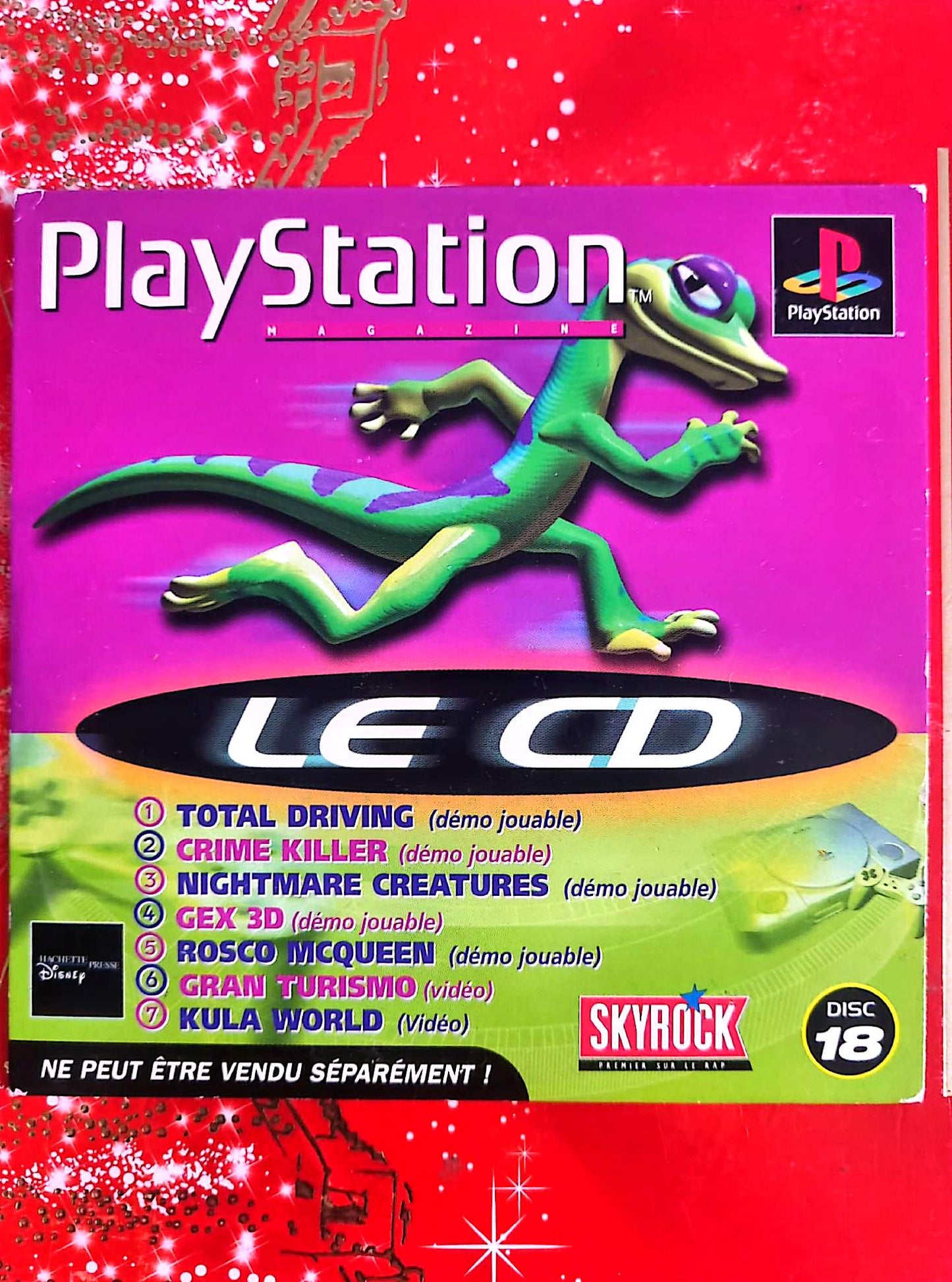 PlayStation Magazine – Le CD Disc 18 – Démos PS1 – Total Driving, Gex 3D – Français