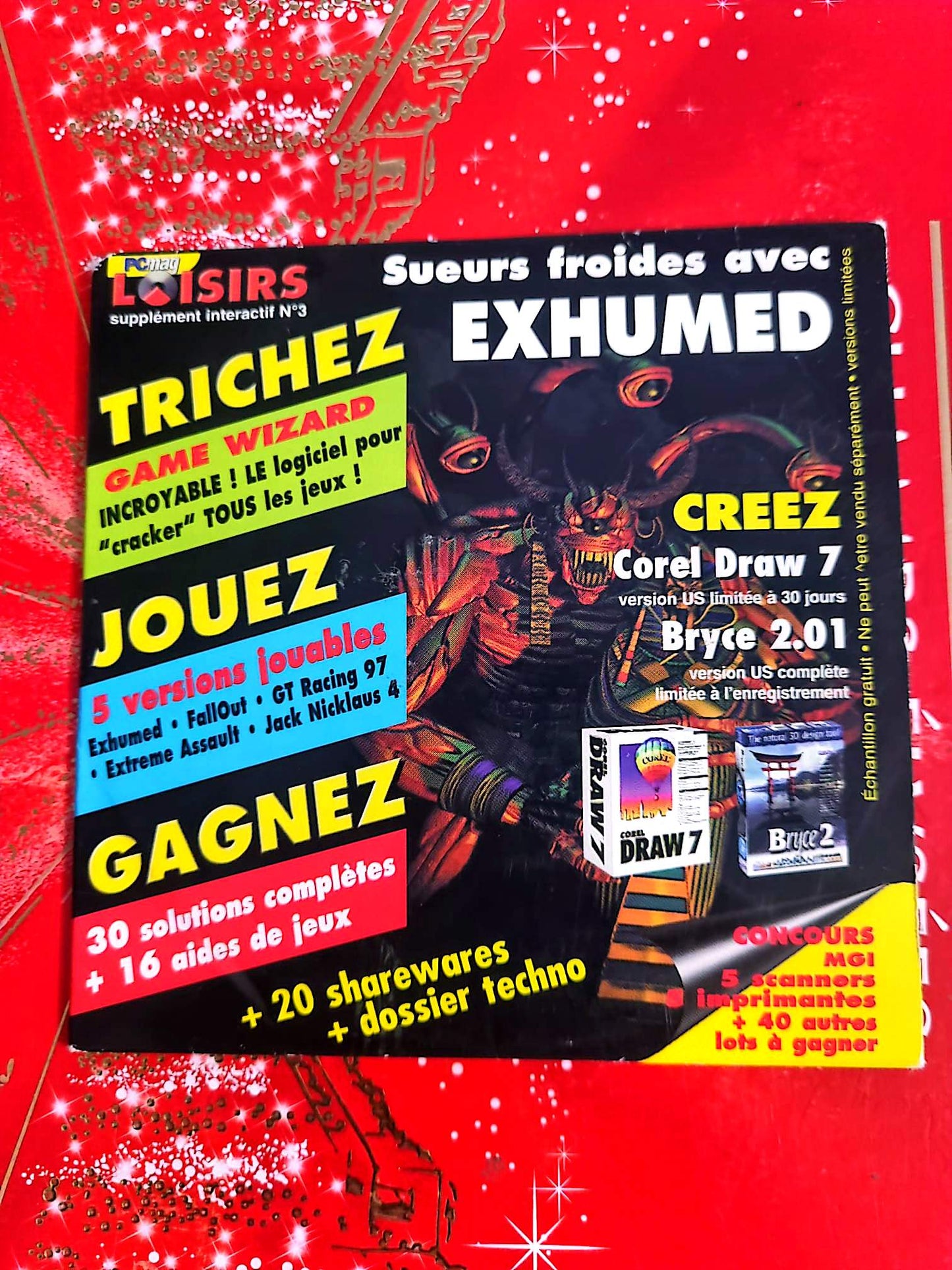 PC Mag Loisirs Supplément Interactif N°3 – CD-ROM Jeux Logiciels Multimédia