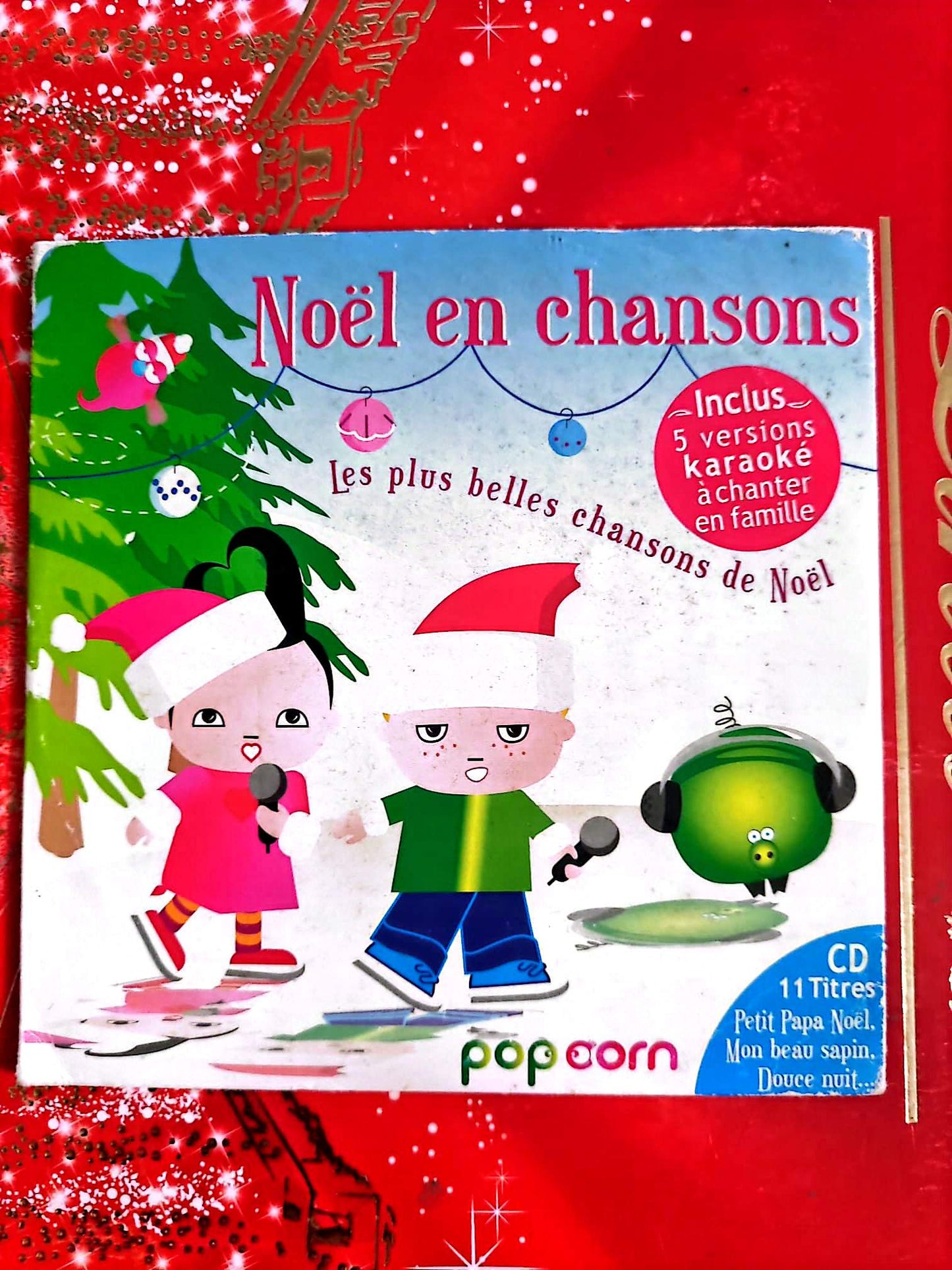 Noël en chansons – Les plus belles chansons de Noël – CD Audio Enfants – Karaoké Inclus – Français