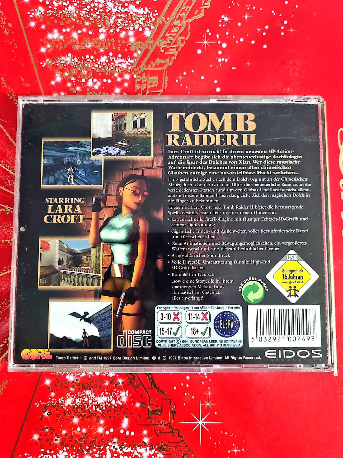 Tomb Raider II – Starring Lara Croft – Jeu PC Rétro – Version Européenne