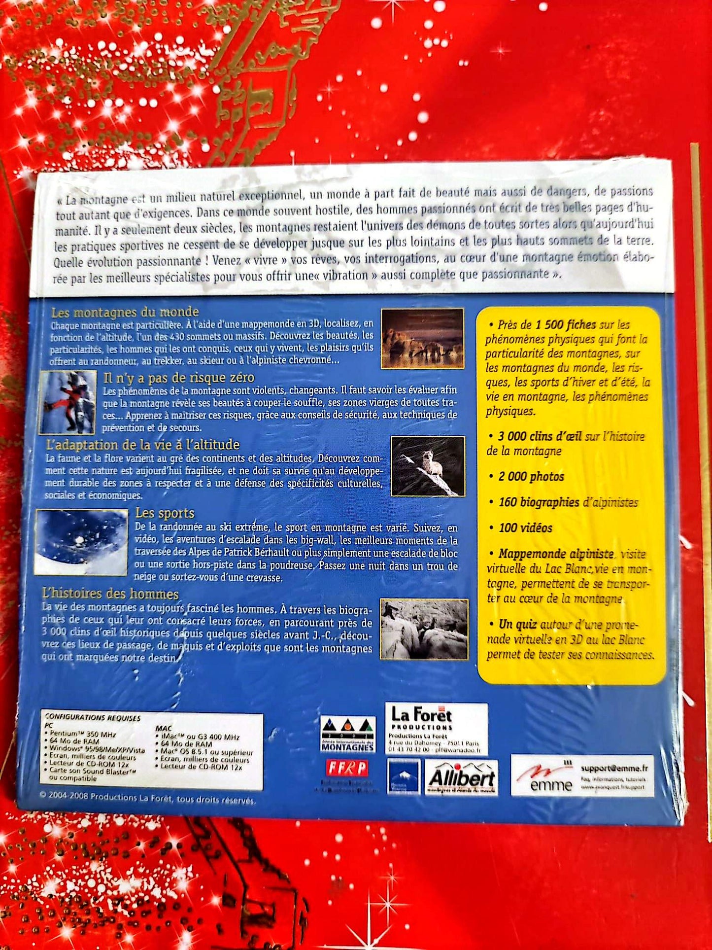 Montagnes – L’Encyclopédie – CD-ROM PC / Mac – Atlas Multimédia – Français