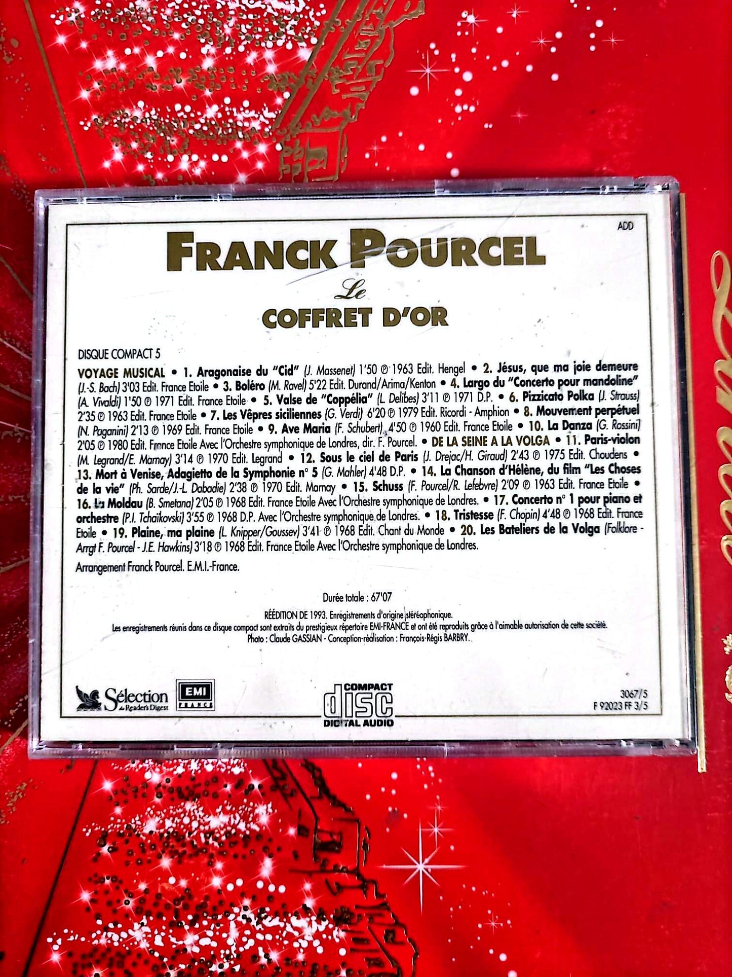 Franck Pourcel – Le Coffret d’Or – Orchestre – Coffret CD Musique Classique
