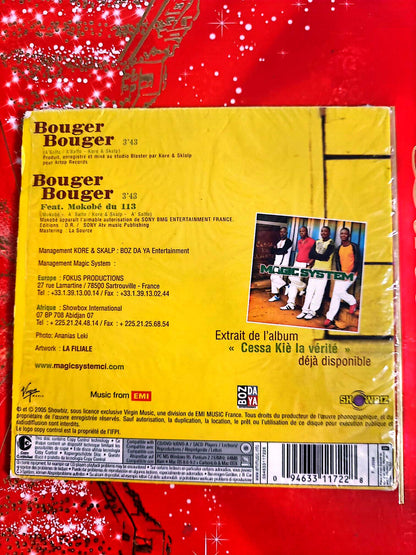 Magic System – Bouger Bouger – CD Single – Afro Zouglou – Audio CD