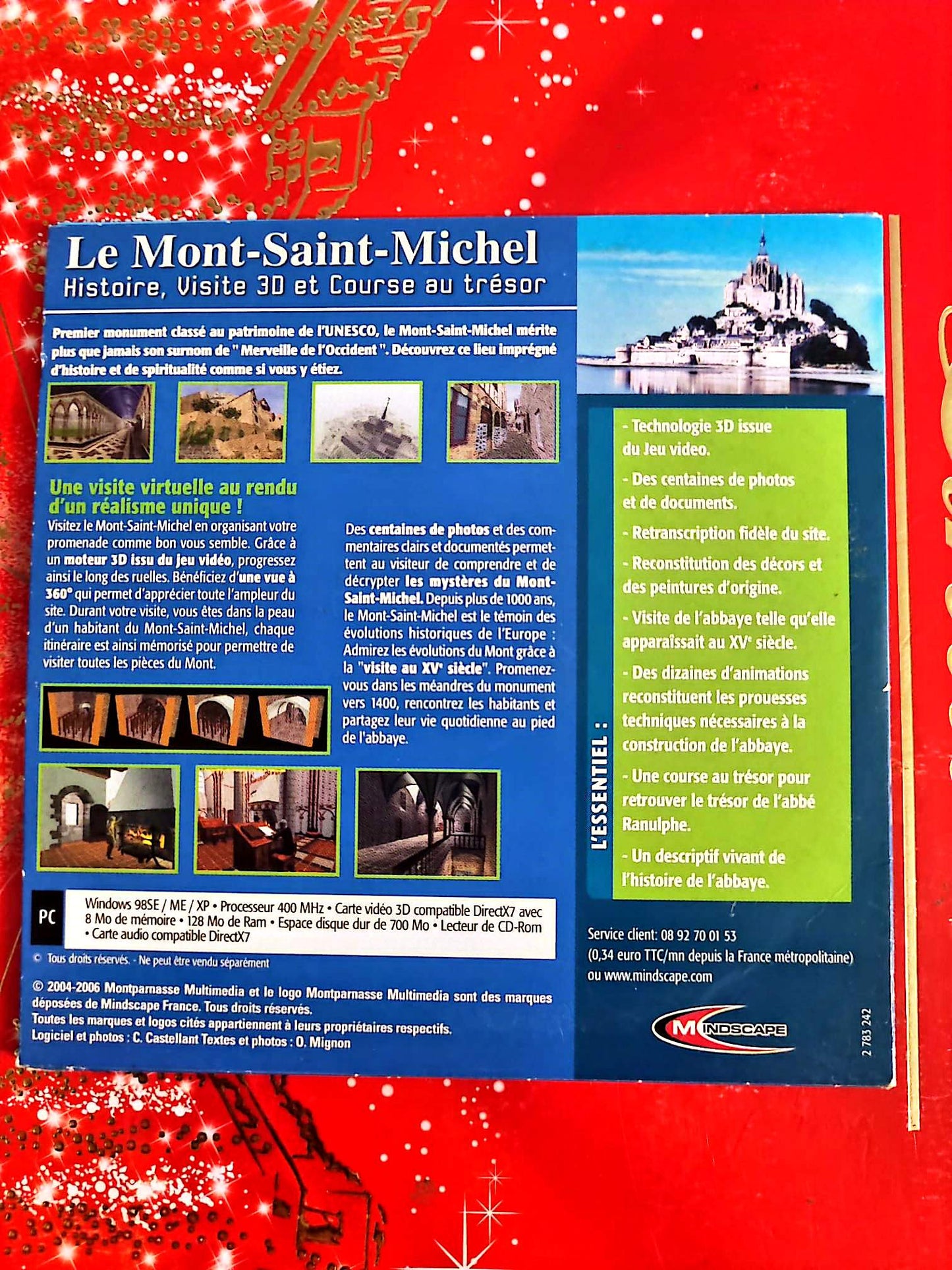 Le Mont-Saint-Michel – Histoire, Visite 3D et Course au Trésor – Logiciel PC Éducatif