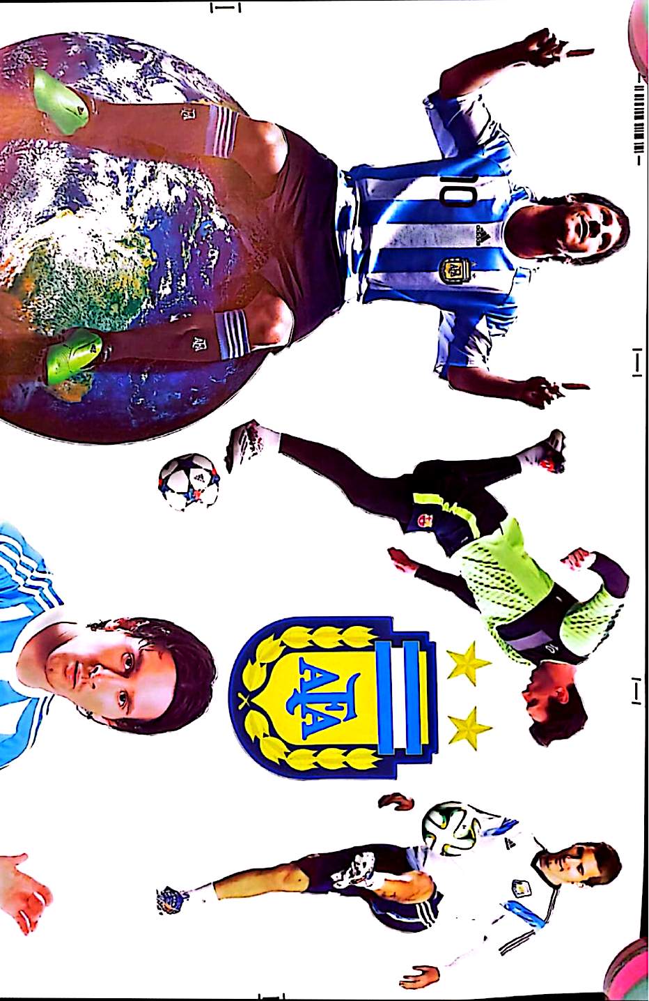Sticker Mural Lionel Messi – Football Argentine – Grand Format 60 x 90 cm