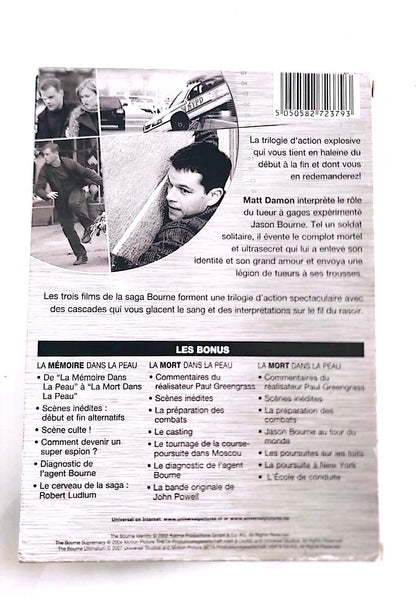 La Trilogía Bourne – Pack 3 DVD | Matt Damon | Universal | Thriller de acción | Ocasión Buen Estado