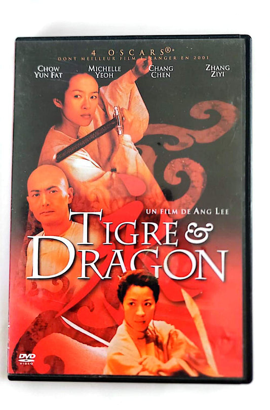Tigre & Dragon – DVD | Ang Lee | Michelle Yeoh, Chow Yun-Fat | Warner | 4 Oscars | Occasion Bon État