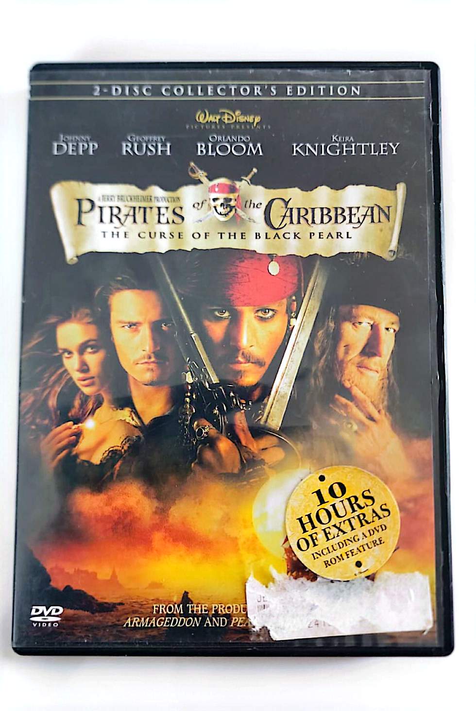 Pirates des Caraïbes : La Malédiction du Black Pearl – Édition Collector 2 DVD | Johnny Depp | Disney | Occasion Bon État
