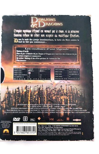 Donjons & Dragons - Édition Collector 2 DVD - Jeremy Irons, Marlon Wayans - Courtney Solomon