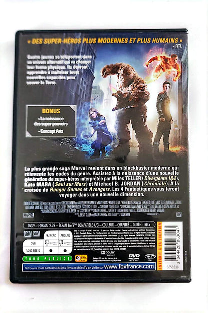 Les 4 Fantastiques – DVD | Miles Teller, Michael B. Jordan | 20th Century Fox | Marvel | VF | Occasion Bon État