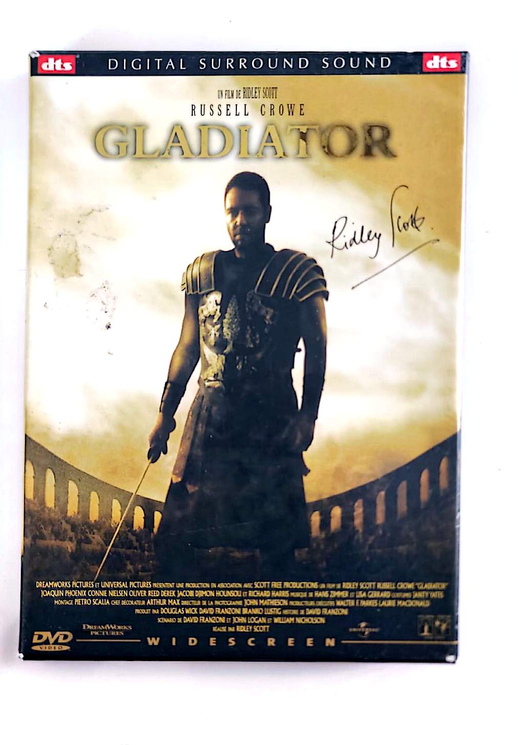 Gladiator – DVD Édition Widescreen DTS | Russell Crowe | Ridley Scott | Universal | VF | Occasion Bon État