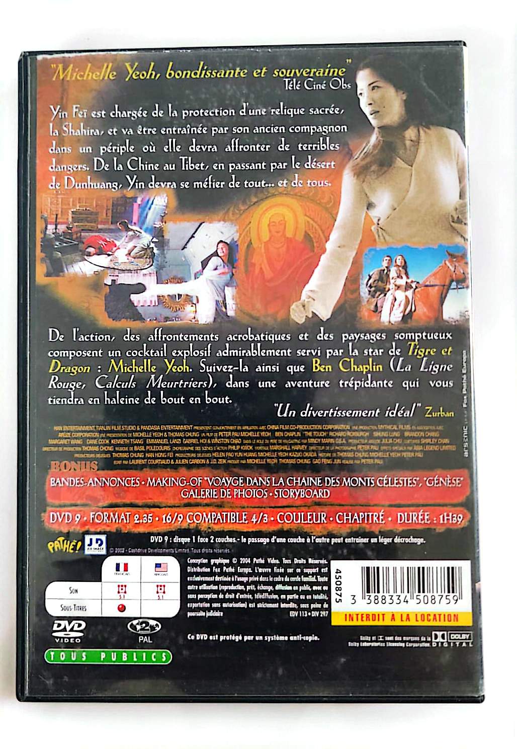 Le Talisman : Défiez son Pouvoir – DVD | Michelle Yeoh | Action Arts Martiaux | Version Française | Occasion Bon État