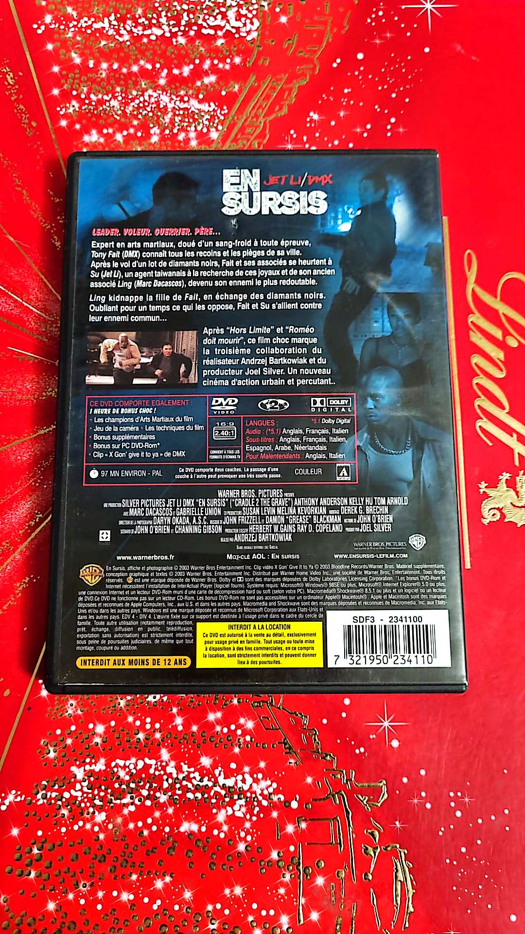 DVD : jet li/ dmx en sursis en