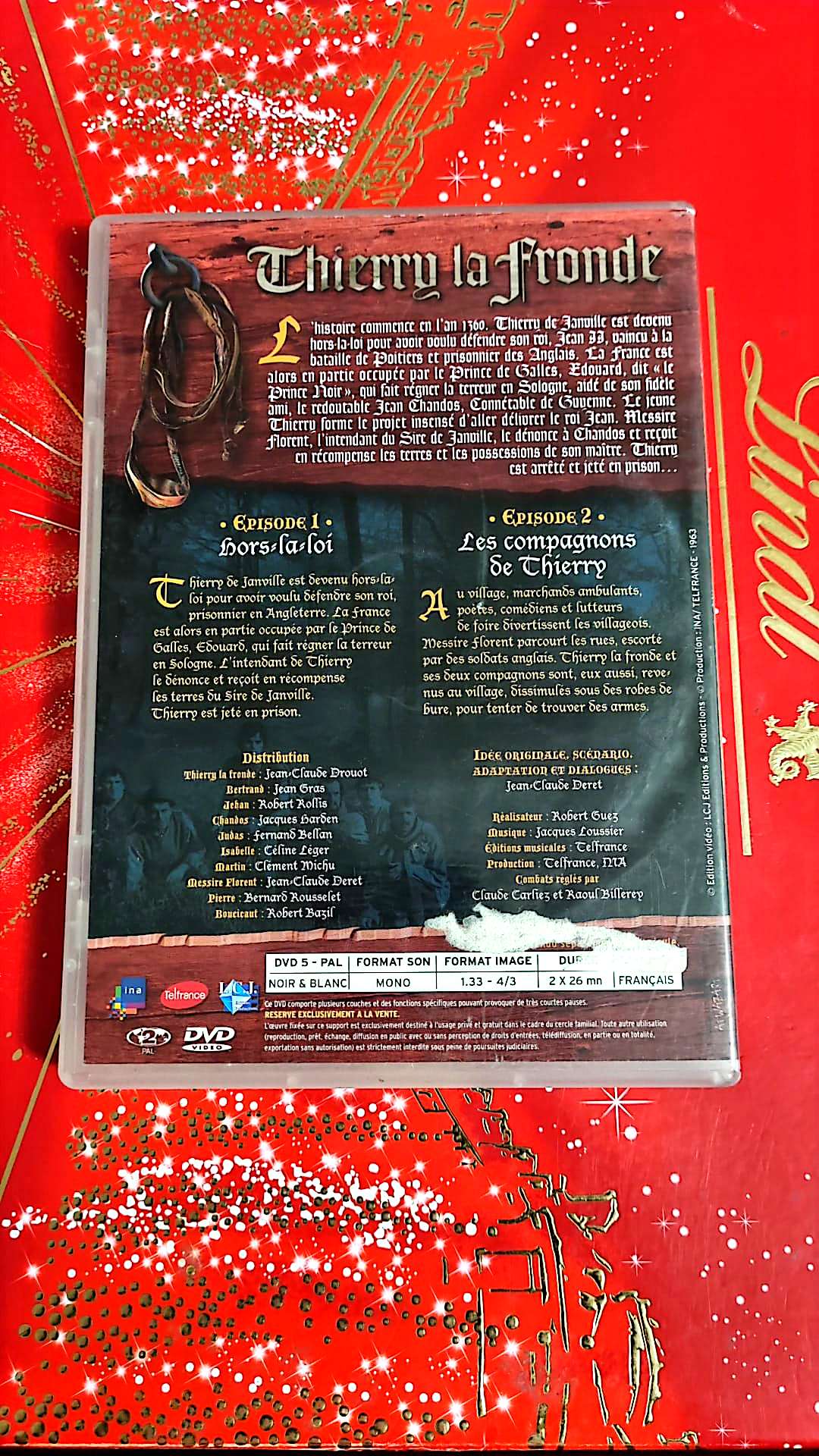 DVD : thierry la fronde 1 hors la loi 2 les compagnons de Thierry
