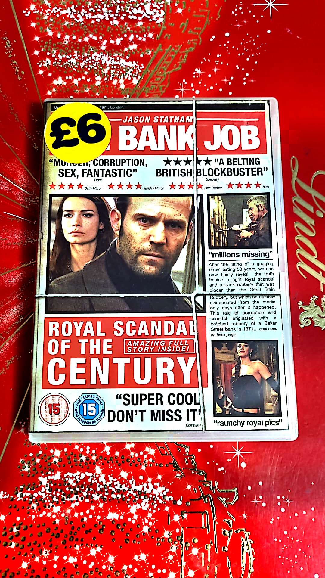 dvd jason statham the bank job royal scandal of the century