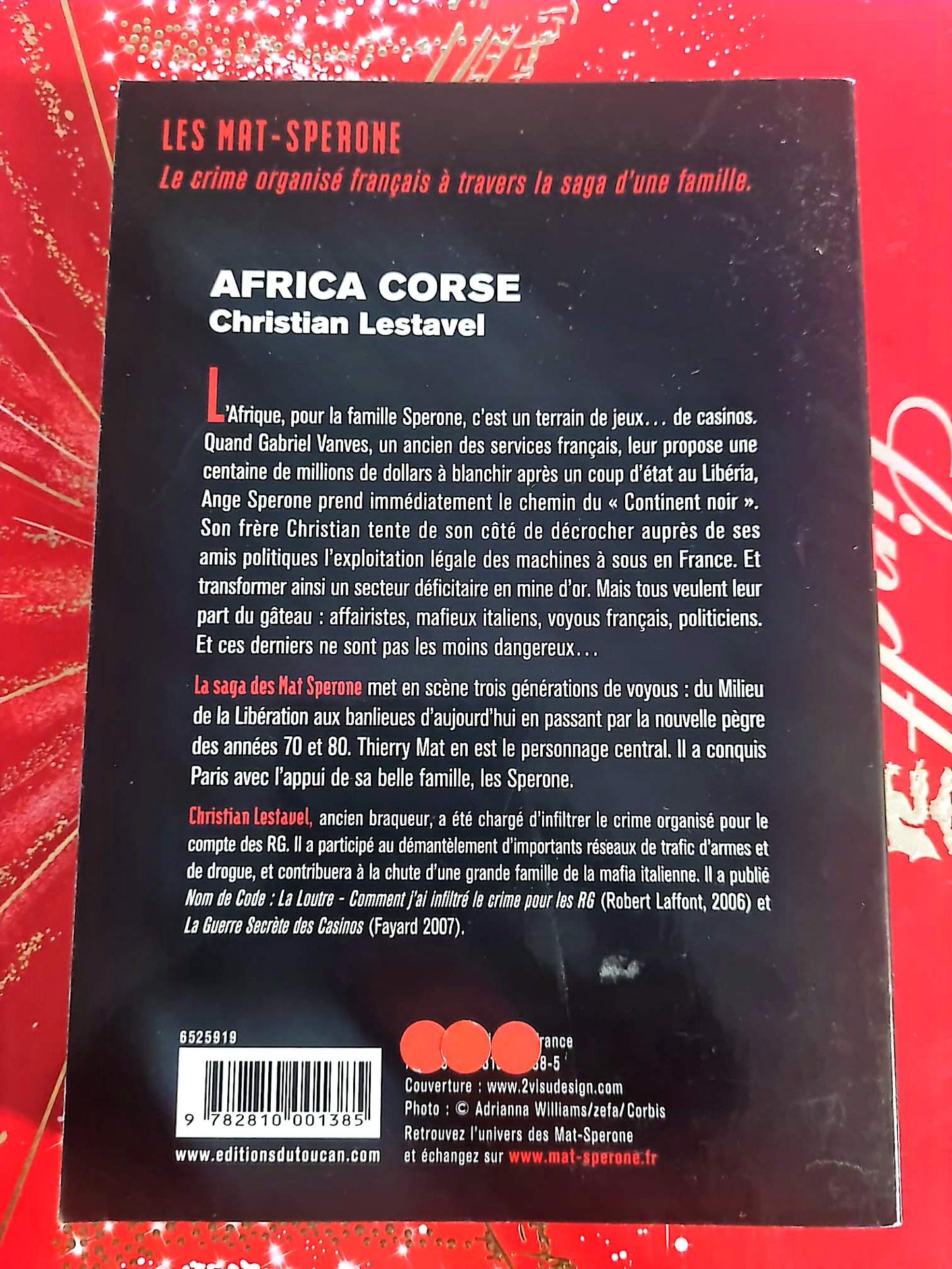 Livre Roman Noir – Christian Lestavel – Africa Corse – Les Mat-Sperone
