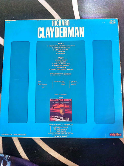 Richard Clayderman: Ballade pour Adeline – Vinilo 33 RPM