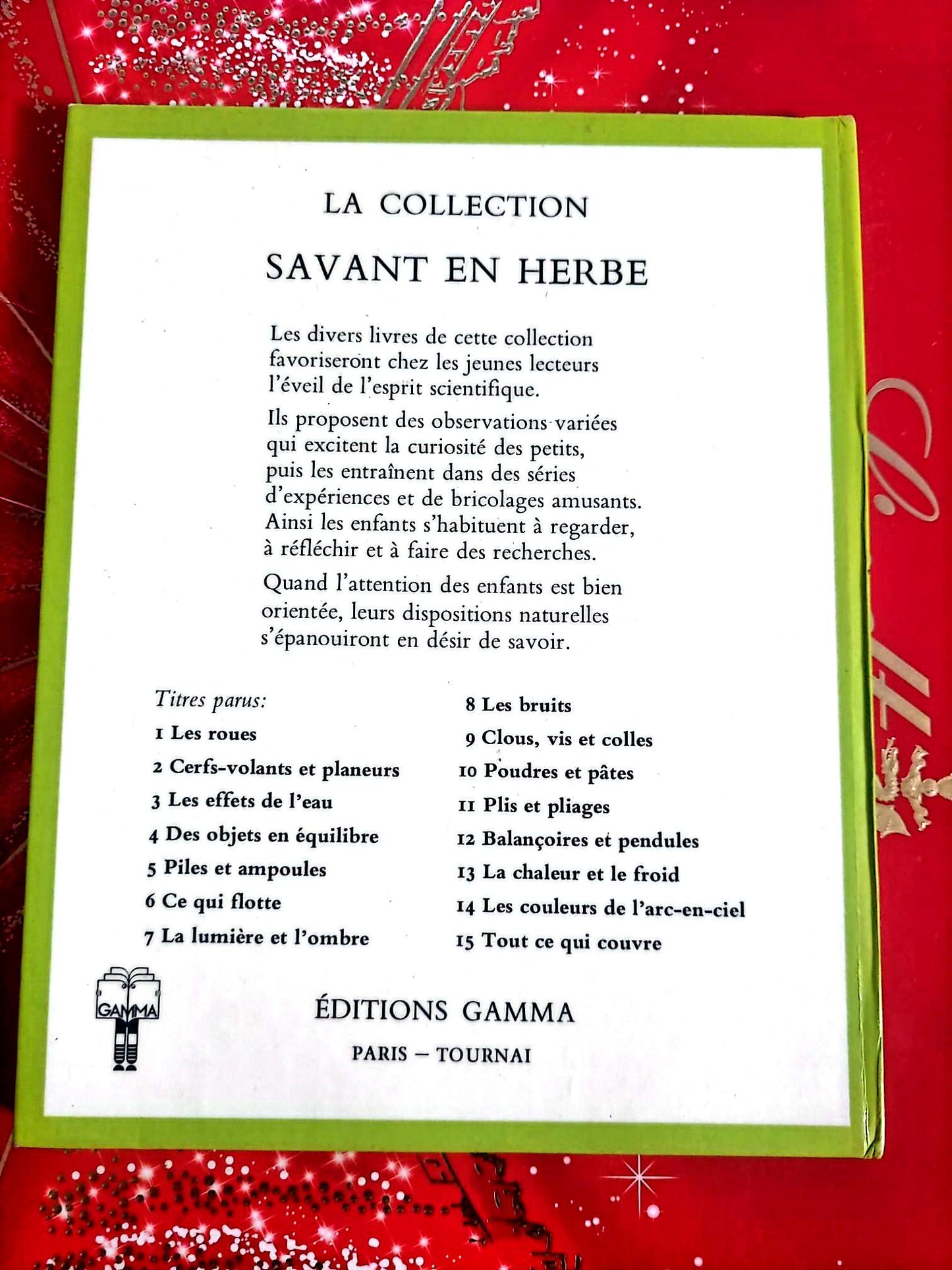 Livre Éducatif Enfant – Des objets en équilibre – Collection Savant en Herbe – Éditions Gamma