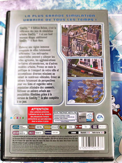 SimCity 4 Edition Deluxe PC CD-ROM FR Complet 2 Disques Jeu de Simulation Urbaine EA Games